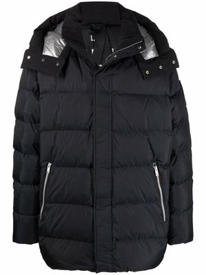 Moose Knuckles hooded feather-down padded jacket - Black