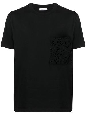 Valentino logo-print cotton T-shirt - Black