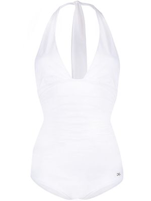 Dolce & Gabbana halterneck swimsuit - White