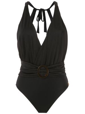 Brigitte swimsuit with buckle detail - Black