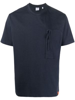 ASPESI zip chest pocket T-shirt - Blue