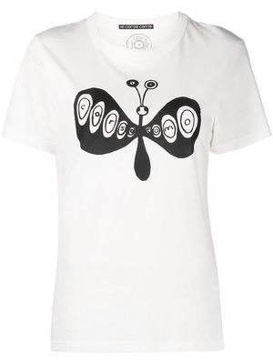 10 CORSO COMO butterfly-print short-sleeved t-shirt - Neutrals