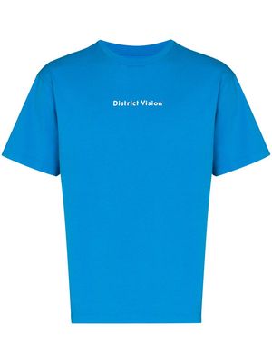 District Vision Karuna logo T-shirt - Blue
