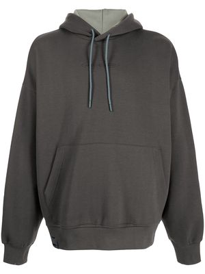 izzue drawstring pullover hoodie - Grey