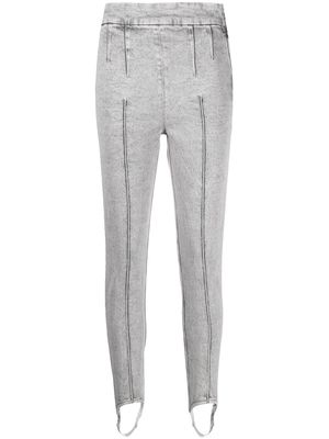 Isabel Marant stirrup-cuff skinny jeans - Grey