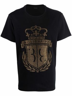 Billionaire logo-print cotton T-Shirt - Black