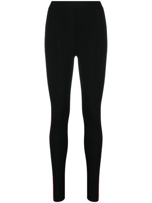 AZ FACTORY stripe leggings - Black