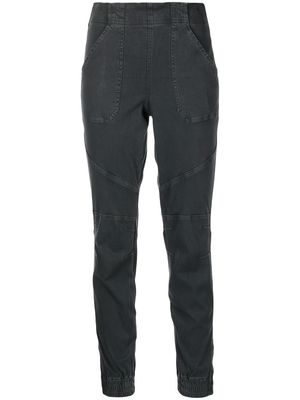 Spanx panelled twill joggers - Black
