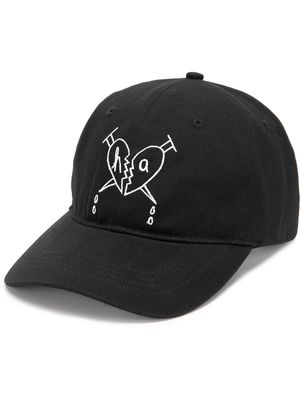 Haculla broken heart baseball cap - BLACK