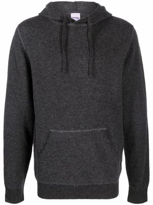 ASPESI drawstring wool hoodie - Grey