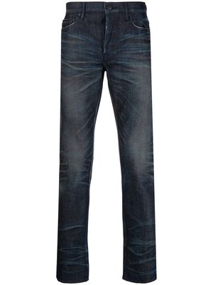 John Elliott mid-rise skinny jeans - Blue