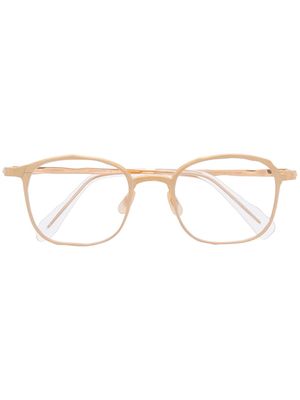 MASAHIROMARUYAMA MM-0014 oval-frame glasses - Gold