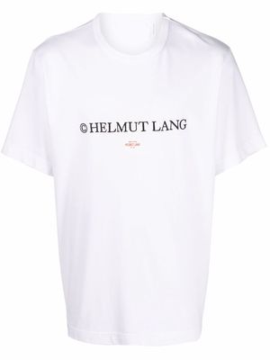 Helmut Lang logo-print T-shirt - White