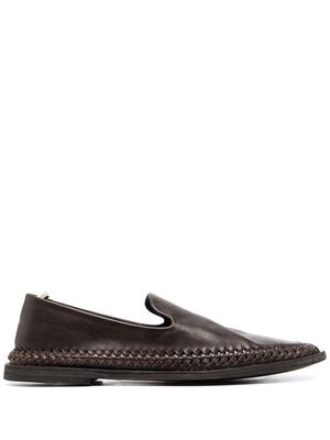 Officine Creative Miles 2 leather loafers - Brown