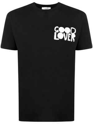 Valentino Good Lover print T-shirt - Black