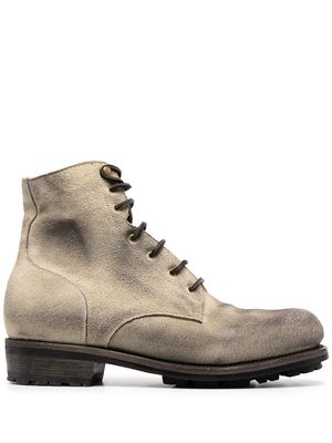 Ajmone worn effect boots - Neutrals