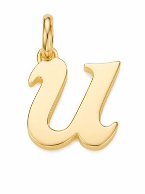 Monica Vinader Alphabet U Pendant charm - Gold