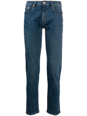 PS Paul Smith whiskering effect slim-fit jeans - Blue