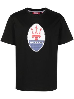 Mostly Heard Rarely Seen 8-Bit Race Crown cotton T-shirt - Black
