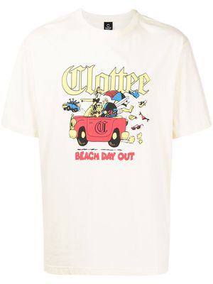 CLOT Beach Day Out graphic-print T-shirt - Yellow