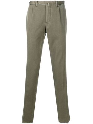 Dell'oglio concealed front chinos - Green