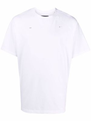 HELIOT EMIL tiny logo-print T-shirt - White