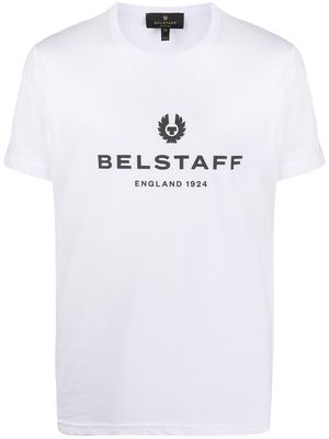 Belstaff crew neck logo T-shirt - White