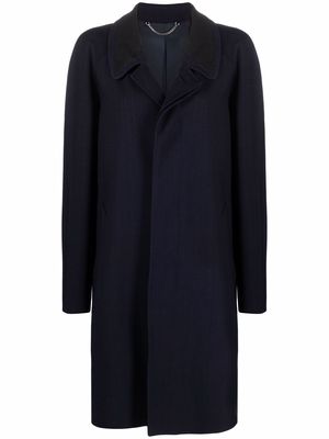 Maison Margiela single-breasted mid-length coat - Blue