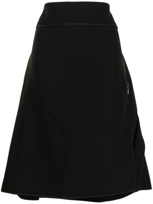 Maticevski applied wrap-detail midi skirt - Black