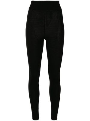 Cashmere In Love Tonya cashmere-knit leggings - Black