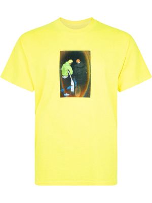 Travis Scott Jackboys photo T-shirt - Yellow