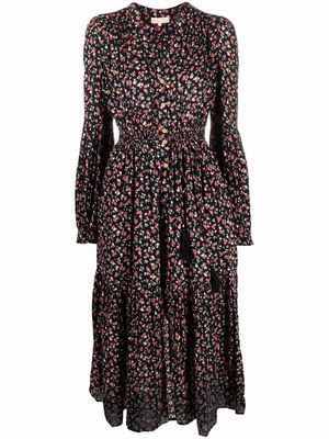 byTiMo all-over floral print dress - Black