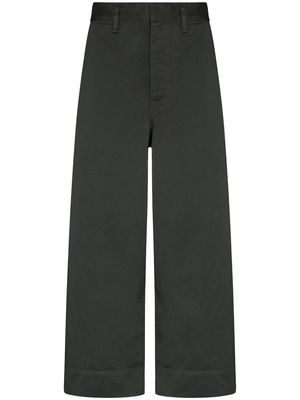 Lemaire wide-leg cropped trousers - Grey