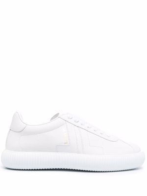 LANVIN Glen leather low-top sneakers - White