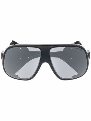 Moncler Eyewear Diffractor pilot-frame sunglasses - Black
