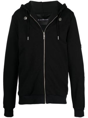 John Richmond Narcissa cotton-jersey hoodie - Black