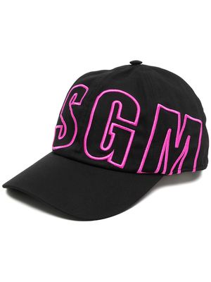 MSGM logo-print baseball cap - Black