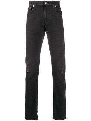 Alexander McQueen mid-rise slim-fit jeans - Grey