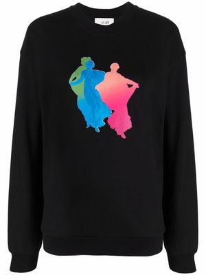 Kirin Muses graphic-print sweatshirt - Black