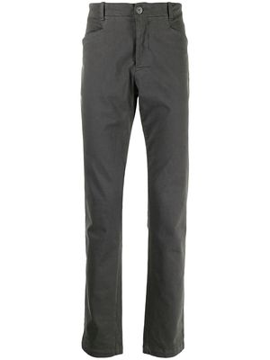 Transit high-waisted straight leg trousers - Grey