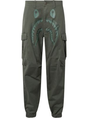 A BATHING APE® Shark 6-pocket cargo trousers - Green