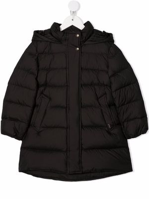 Woolrich Kids long padded jacket - Black