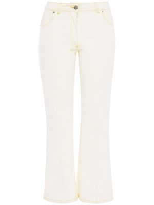 JW Anderson skinny flared jeans - White