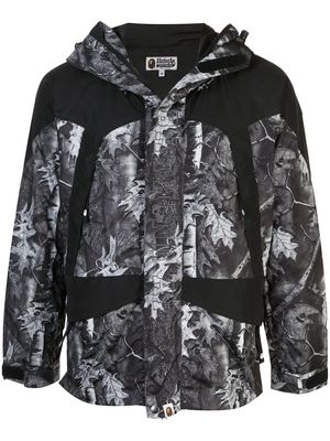 A BATHING APE® Forest Camo Snow Board jacket - Black