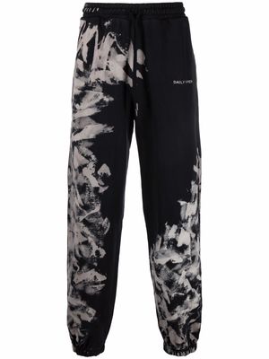 Daily Paper abstract print track pants - Black