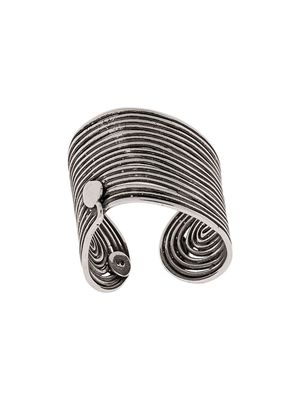Gas Bijoux metallic thread ring - Silver