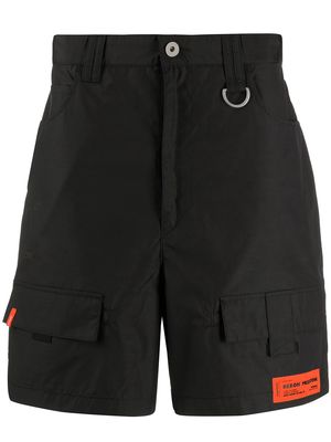 Heron Preston high rise utility shorts - Black