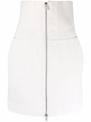 Stella McCartney fold-over miniskirt - White