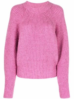 Isabel Marant crew-neck knit jumper - Pink