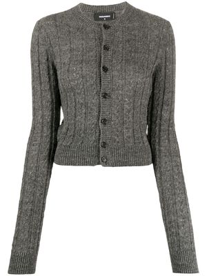 Dsquared2 knitted button-front cardigan - Grey